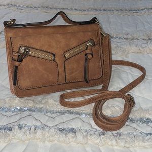 Brown Crossbody Clutch